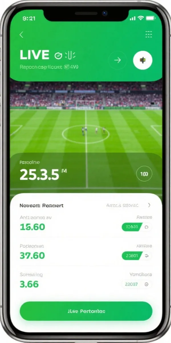 世界杯直播App界面展示